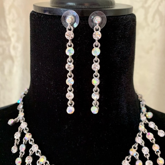 Ivana Trump Crystal Necklace & Earring Set - Picture 4 of 7